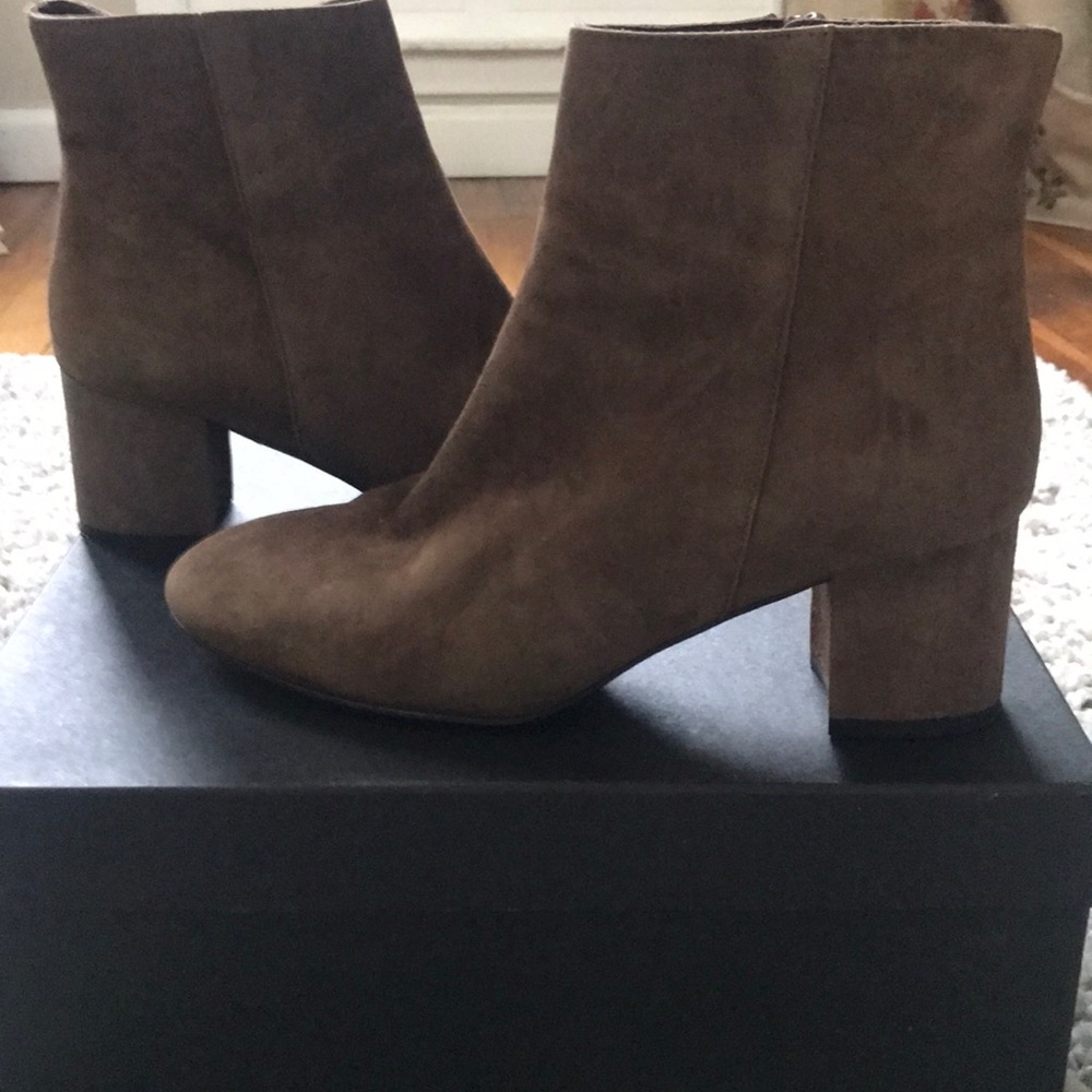 Brown Jcrew booties